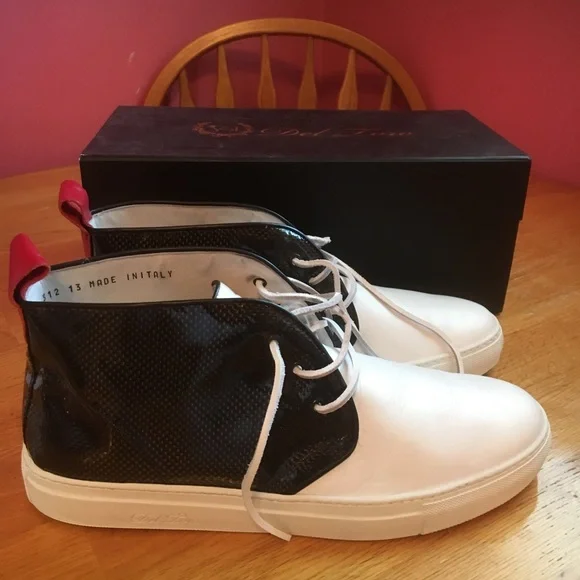 Del Toro | Shoes | Del Toro Leather And Patent In A Carbon  display picture 3